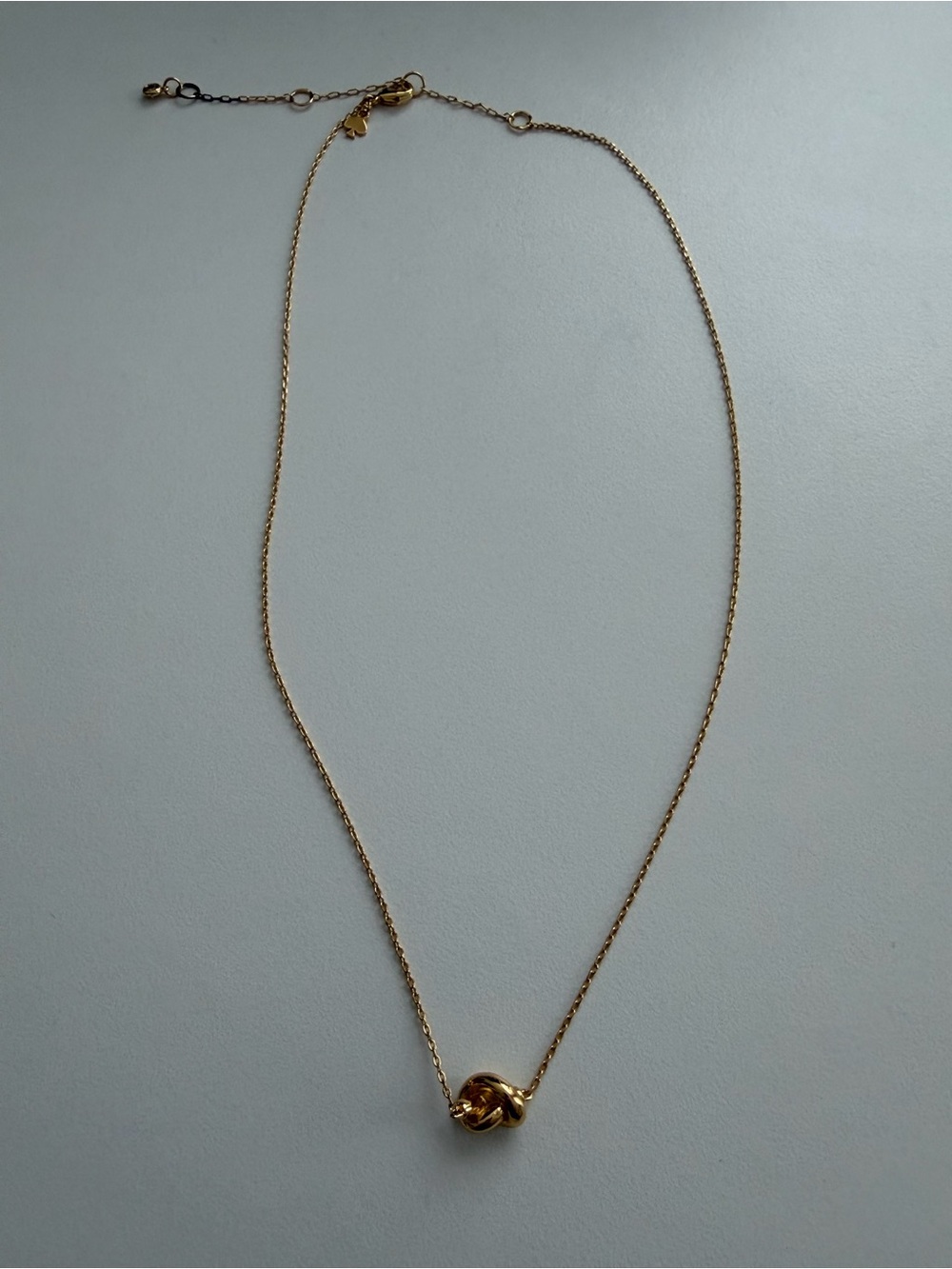Gold Knot Pendant Necklace - Women Jewelry
